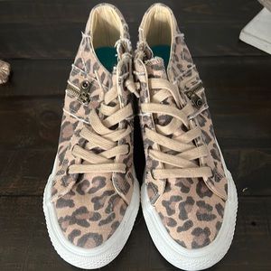 Blowfish leopard print sneakers